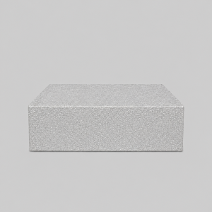 Mirror box flat silver