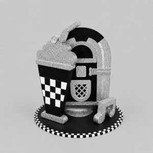 Music theme silver