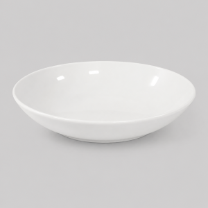 Oval ceramic salad bowls