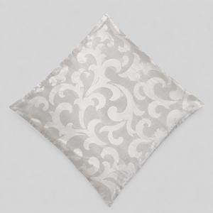 Patterned white chair cover