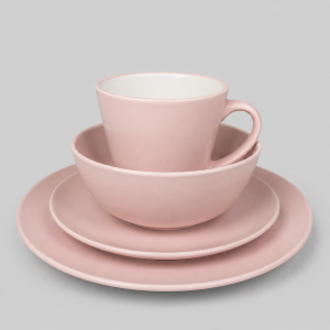 Pink crockery