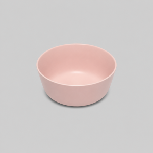 Pink dessert bowl