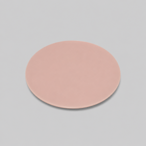 Pink dinner plate