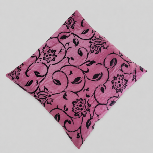 Purple & black cushion