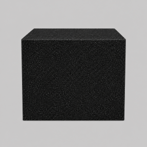 Square mirror box black