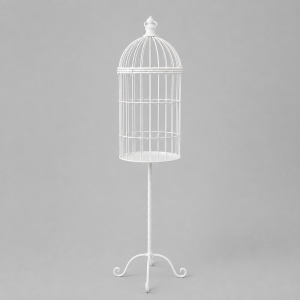 Standing bird cage