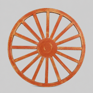 Wagon wheel brown
