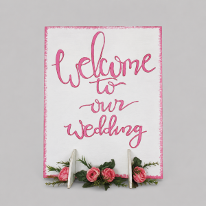 Wedding board pink