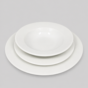 White crockery