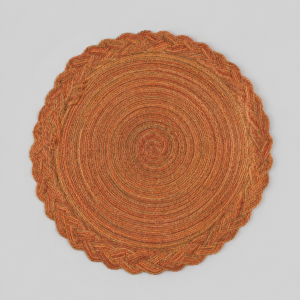 Burnt orange placemat