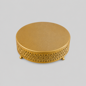 Gold cake stand small