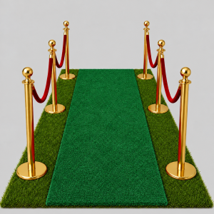 Green carpet