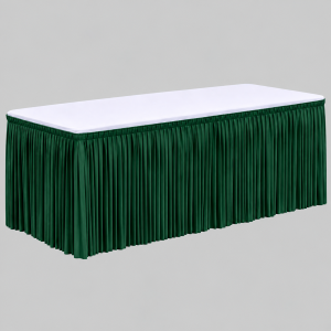 Skirt narrow pleat green 3m