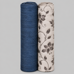 Rectangular denim & pattern tablecloths