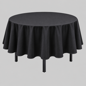 Round Tablecloths 1.5m black