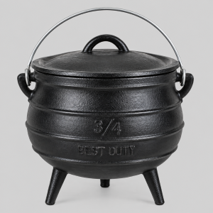 Size three quarter Potjie pot