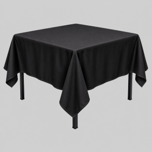 Square Tablecloth black1.5m