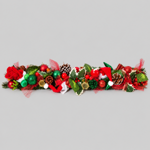 Christmas flower runner