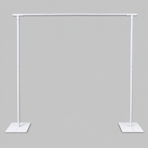White steel frame